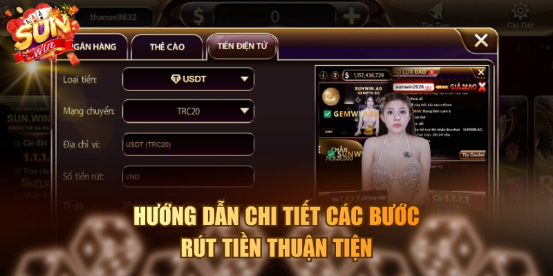 Hướng dẫn chi tiết các bước rút tiền thuận tiện 